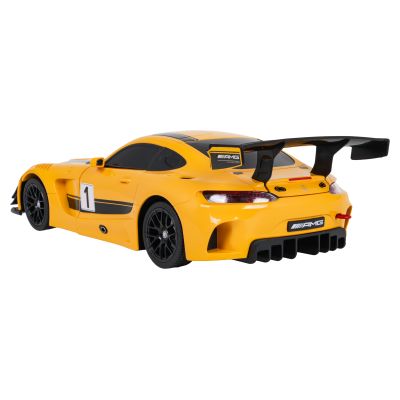 RC valdomas Automobilis robotas 1:14, „Mercedes-AMG GT3“ geltonas „RASTAR“ - 9