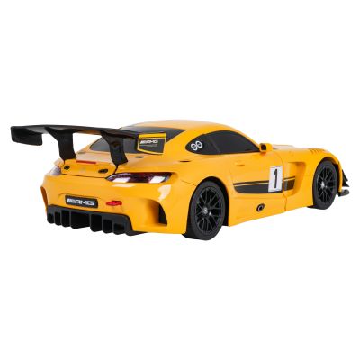 RC valdomas Automobilis robotas 1:14, „Mercedes-AMG GT3“ geltonas „RASTAR“ - 10