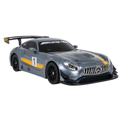 RC valdomas Automobilis robotas 1:14, „Mercedes-AMG GT3“ pilkas „RASTAR“ - 7