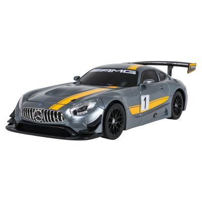 RC valdomas Automobilis robotas 1:14, „Mercedes-AMG GT3“ pilkas „RASTAR“ - 9