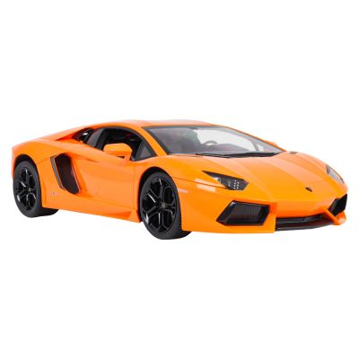 R/C automobilis 1:10 „Lamborghini Aventador“, oranžinis, „RASTAR“