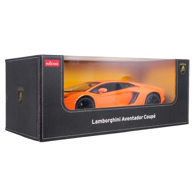 R/C automobilis 1:10 „Lamborghini Aventador“, oranžinis, „RASTAR“