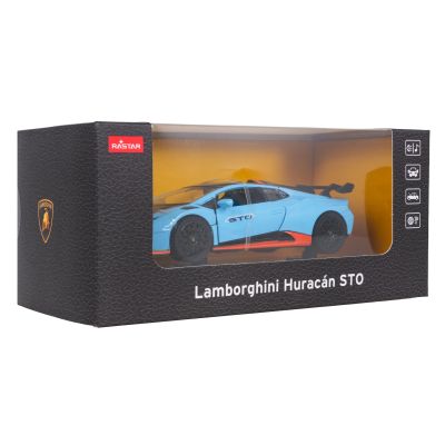 Metalinis automobilis 1:32 „Lamborghini Huracan STO“ mėlynas „RASTAR“ - 6