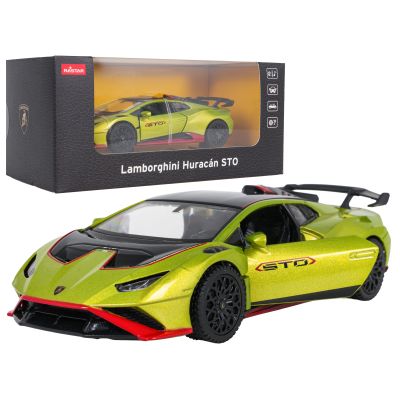 Metalinis automobilis 1:32 „Lamborghini Huracan STO“ žalias „RASTAR“