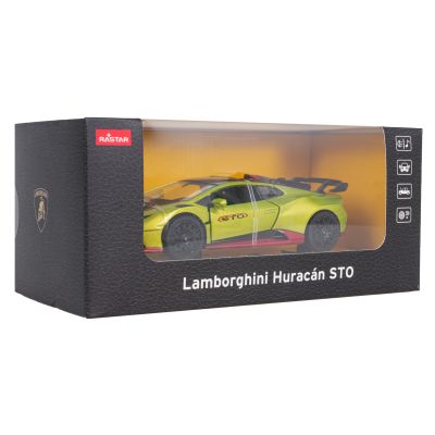 Metalinis automobilis 1:32 „Lamborghini Huracan STO“ žalias „RASTAR“ - 6