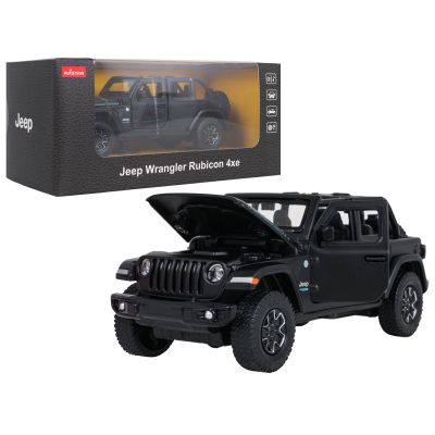 Metalinis automobilis 1:32 „Jeep Wrangler Rubicon“ juodas „RASTAR“