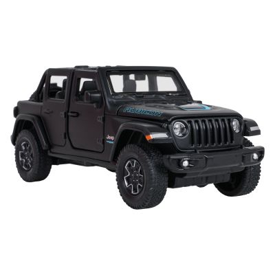 Metalinis automobilis 1:32 „Jeep Wrangler Rubicon“ juodas „RASTAR“ - 2
