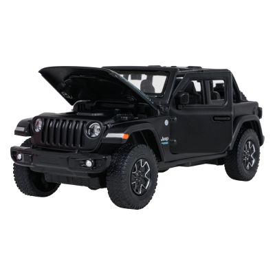 Metalinis automobilis 1:32 „Jeep Wrangler Rubicon“ juodas „RASTAR“ - 3