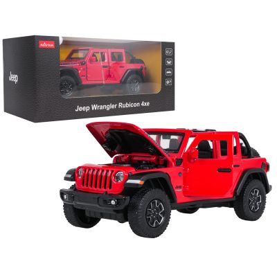 Metalinis automobilis 1:32 „Jeep Wrangler Rubicon“ raudonas „RASTAR“