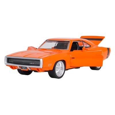 Metalinis automobilis 1:36, 1970 m. „Dodge Charger R/T“ oranžinis „RASTAR“ - 3