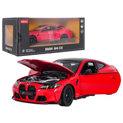 Metalinis automobilis 1:24 BMW M4 CS raudonas „RASTAR“