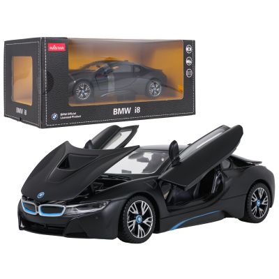 Metalinis automobilis 1:24 BMW i8 juodas „RASTAR“