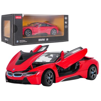 Metalinis automobilis 1:24 BMW i8 raudonas „RASTAR“