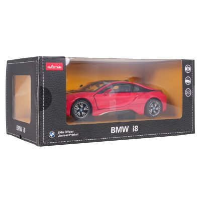 Metalinis automobilis 1:24 BMW i8 raudonas „RASTAR“ - 6