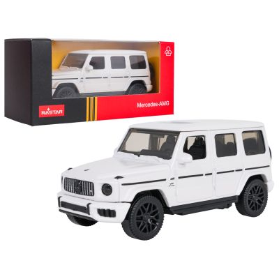 Metalinis automobilis 1:43 „Mercedes AMG G63“ baltas „RASTAR“