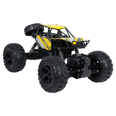 R/C vikšrinis automobilis ROCK geltonas 1:14