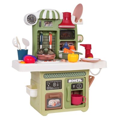 Virtuvė "Little chef" su šviesos ir garso funkcija Žalia