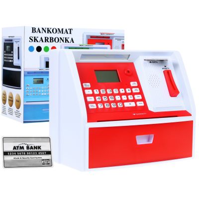 Bankomato formos taupyklė su Lenkijos valiutos vertėmis