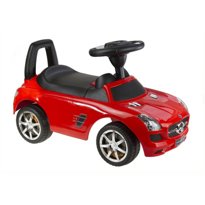 Mercedes Benz Red - Kids Push Along Ride On Car