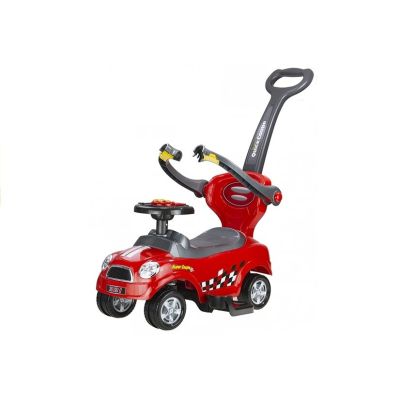 Kupė tipo automobilis su rankiniu valdymu ir tėvų rankena – raudonas - 2