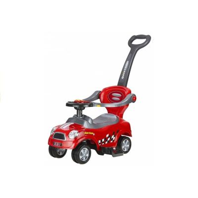 Kupė tipo automobilis su rankiniu valdymu ir tėvų rankena – raudonas - 3