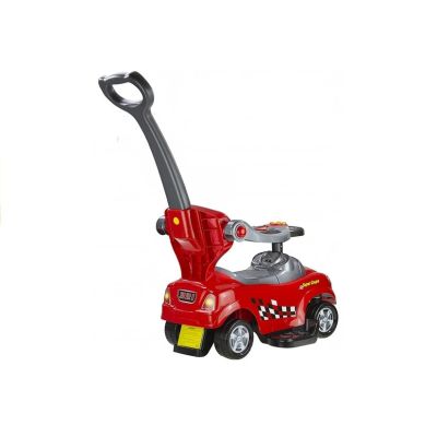 Kupė tipo automobilis su rankiniu valdymu ir tėvų rankena – raudonas - 5