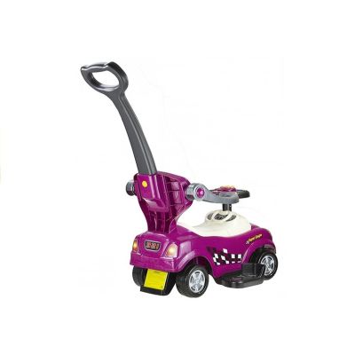 Kupė tipo automobilis su rankiniu valdymu ir tėvų rankena – violetinis - 5