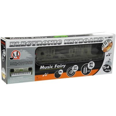 MQ807 muzikinė klaviatūra pianinas su USB įvesties mikrofonu - 2