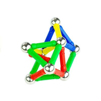 „Magnastix“ magnetinių blokelių rinkinys (560 vnt.) su lenta - 2
