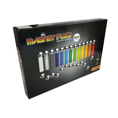 „Magnastix“ magnetinių blokelių rinkinys (560 vnt.) su lenta - 7