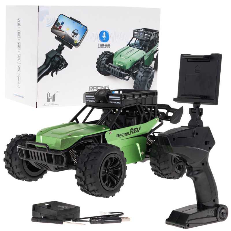RC valdomas FPV automobilis su kamera
