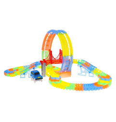 Automobilių lenktynių trasa šviečianti tamsoje (157vnt.)