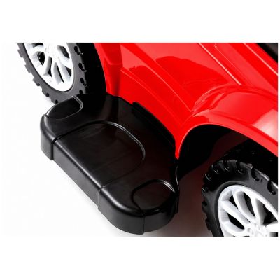 614W Vaikiškas stumiamasis žaislinis automobilis su rankena tėvams – raudonas - 10