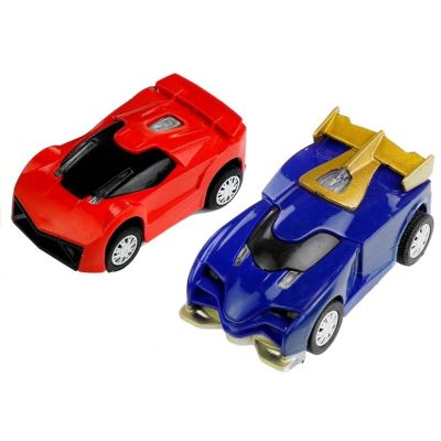 Lenktynių trasa su 2 automobiliais, valdikliais ir apšvietimu - 3