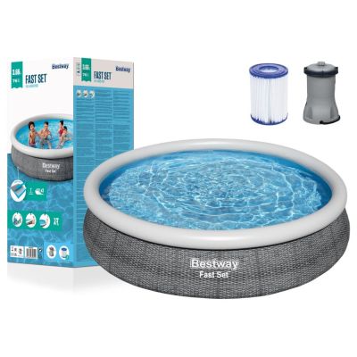Pripučiamas „Strut Pool“ baseinas, 366 x 76 cm, „Bestway“ 57445