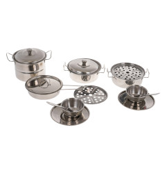 Set of Metal Pots + Accessories 23pcs.