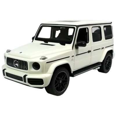 RC valdomas „Mercedes G63 Rastar“ visureigis, baltas, 1:14 - 2