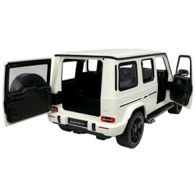 RC valdomas „Mercedes G63 Rastar“ visureigis, baltas, 1:14 - 4