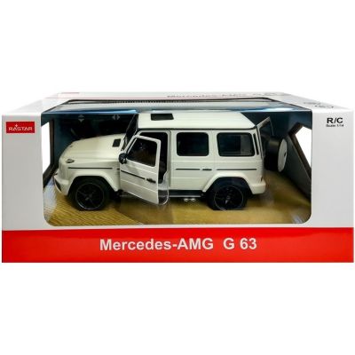 RC valdomas „Mercedes G63 Rastar“ visureigis, baltas, 1:14 - 7