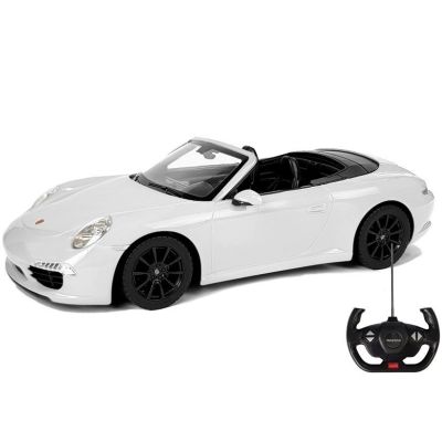 „Porsche 911 Carrera S“ nuotoliniu būdu valdomas RC automobilis „Rastar“, baltas, 1:12 - 2
