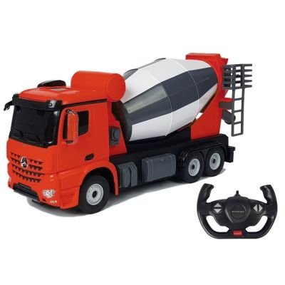 Automobilis su nuotolinio valdymo pultu „Mercedes-Benz Arocs Rastar“, mastelis 1:14, raudonas - 2