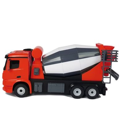 Automobilis su nuotolinio valdymo pultu „Mercedes-Benz Arocs Rastar“, mastelis 1:14, raudonas - 4