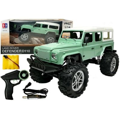 RC valdomas automobilis „Jeep“, žalias, 7,5 km/h, 1:14