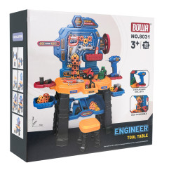 Vaikiškas meistro įrankių stalas 184vnt.