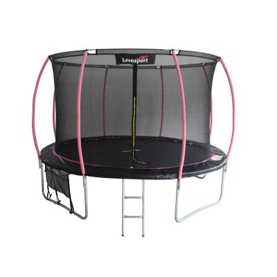 „LEAN Sport Max“ 14 pėdų batutas, juodas-rožinis