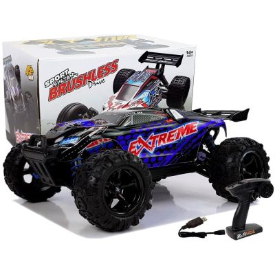RC valdomas automobilis 1:18, mėlynas, ENOZE 9302E, greitis 45 km/h