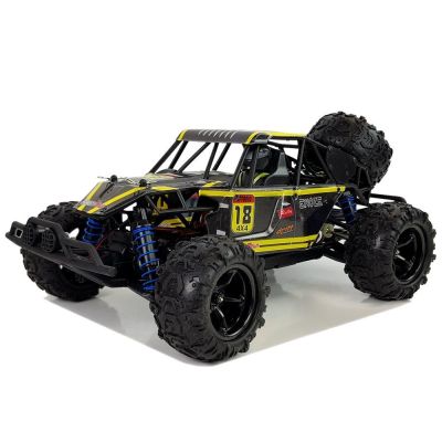 RC valdomas visureigis „Buggy“ 1:18, geltonas, ENOZE 9303E, 45 km/h - 2