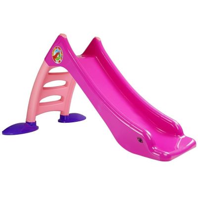 Garden Slide for Children 3-Step Ladder Pink 130cm 424 - 2