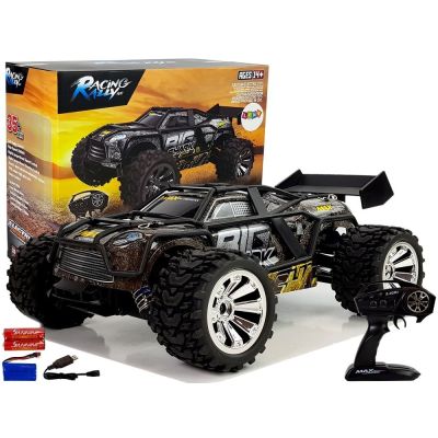 RC valdomas Visureigis rudas ir geltonas 1:18, greitis iki 35 km/h