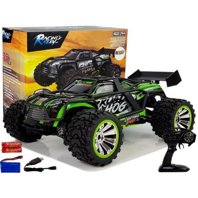 RC valdomas Visureigis žalias 1:18, greitis iki 35 km/h